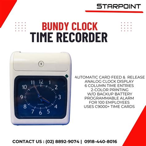 bundy time clock|bundy clock pic.